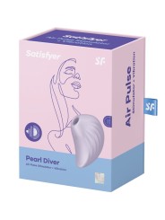 Vibratore Pearl Diver Stimulator Und Grƒå“N - SATISFYER AIR PULSE - Vibratori | erosidea.com