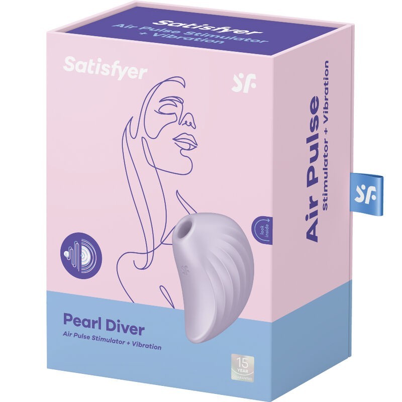 Vibratore Pearl Diver Stimulator Und Grƒå“N - SATISFYER AIR PULSE - Vibratori | erosidea.com