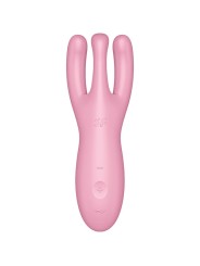 Vibratore App Threesome 4 Rosa - SATISFYER CONNECT - Vibratori | erosidea.com