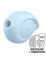 Vibratore Stimolatore E Sugar Rush Air Pulse Blu - SATISFYER AIR PULSE - Succhia Clitoride | erosidea.com