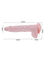 Dildo Realistico Super Rota Dong 20.5 Cm - BAILE VIBRATORS - Dildo Realistici | erosidea.com