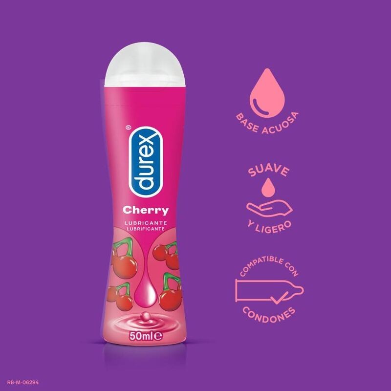 Giocare Ciliegia 50 Ml - DUREX LUBES - Aromatizzati e Commestibili | erosidea.com