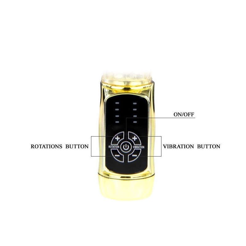 Us Rabbit Gold Principe - BAILE ROTATIONS - Vibratori Rabbit | erosidea.com