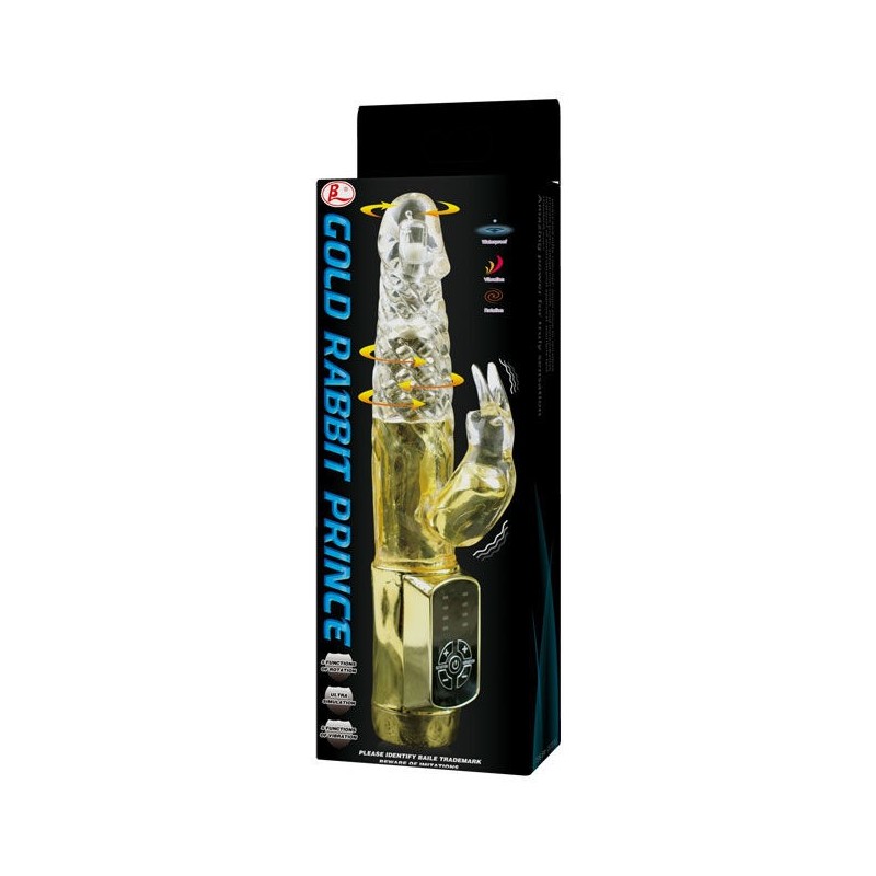 Us Rabbit Gold Principe - BAILE ROTATIONS - Vibratori Rabbit | erosidea.com