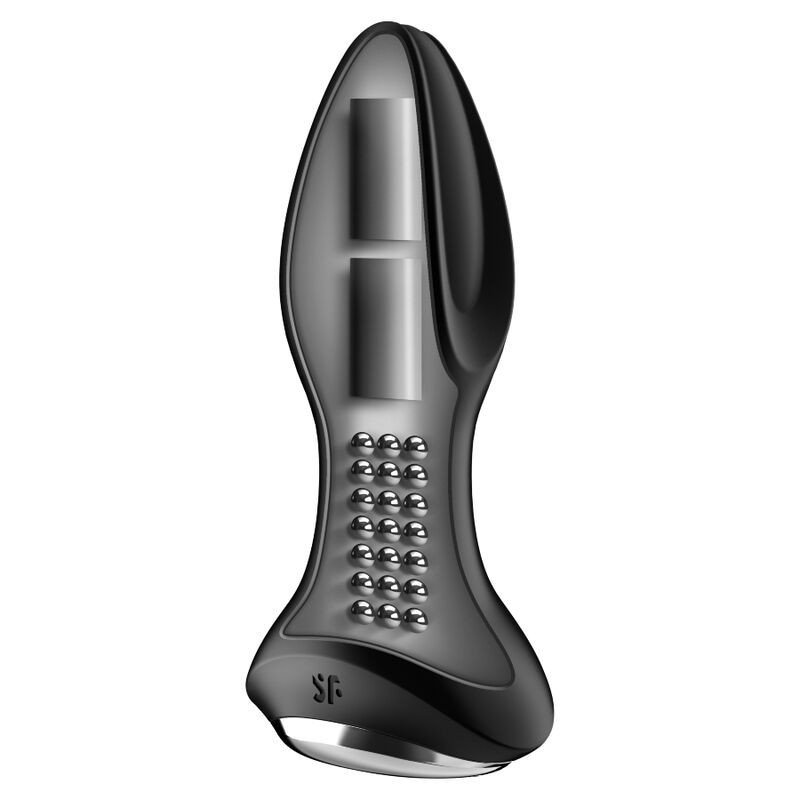 Satisfyer - Rotator Plug 2+ App Vibrante Plug Nero - SATISFYER CONNECT - Plug e Catene Anali | erosidea.com