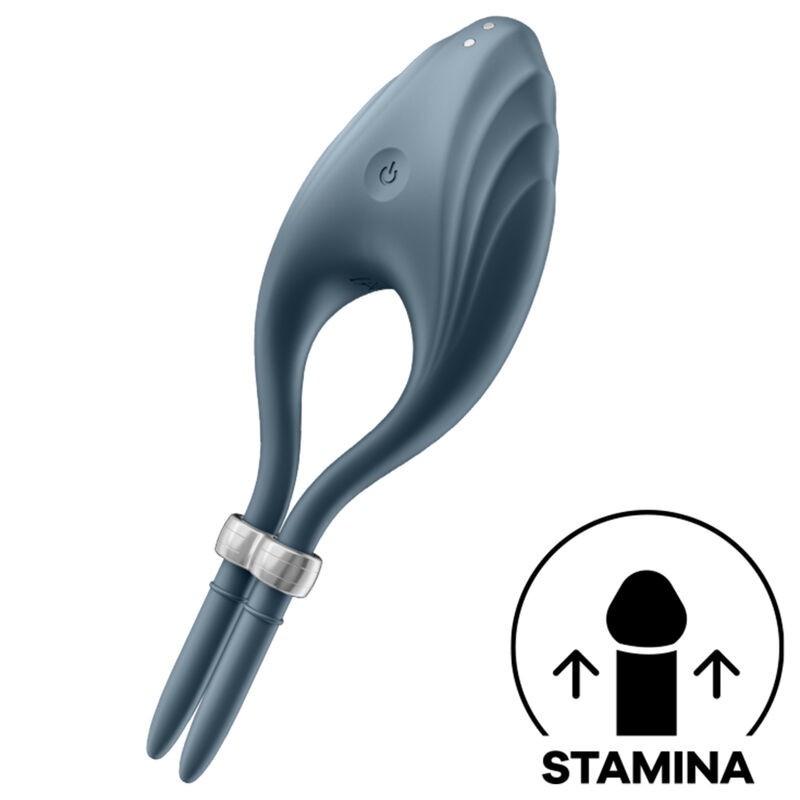 Satisfyer - Anello Vibratore Duelist Grigio - SATISFYER RING - Anelli Fallici | erosidea.com