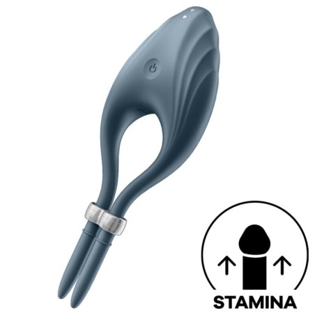 Satisfyer - Anello Vibratore Duelist Grigio - SATISFYER RING - Anelli Fallici | erosidea.com