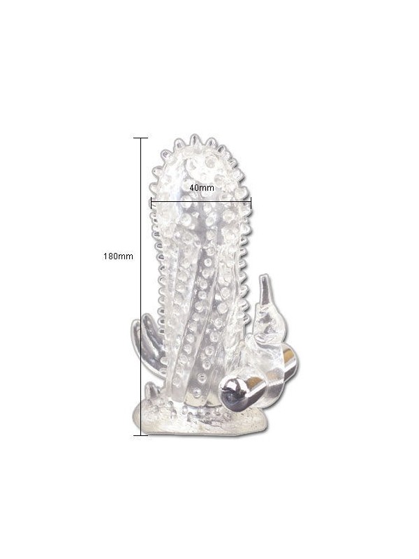 Vibratore Estensione Del Pene Brave Man Rabbit - BAILE FOR HIM - Guaine e Prolunghe | erosidea.com