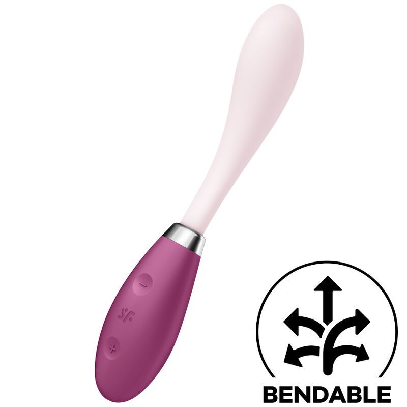 Multi Vibratore G-Spot Flex 3 Rosso - SATISFYER VIBRATOR - Vibratori punto G | erosidea.com