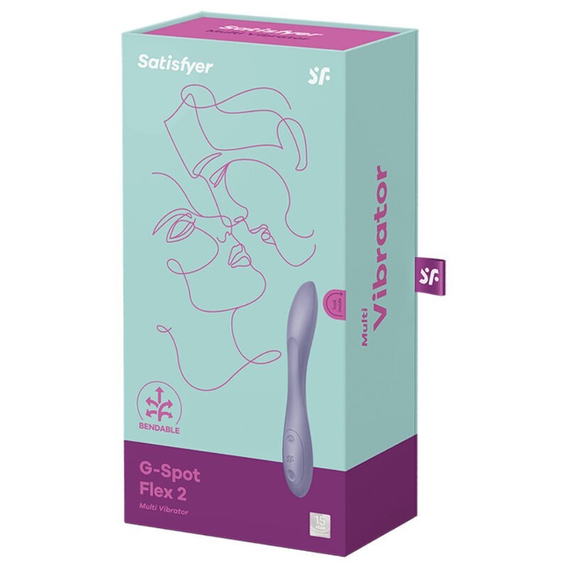 Multi Vibratore G-Spot Flex 2 Viola - SATISFYER VIBRATOR - Vibratori punto G | erosidea.com