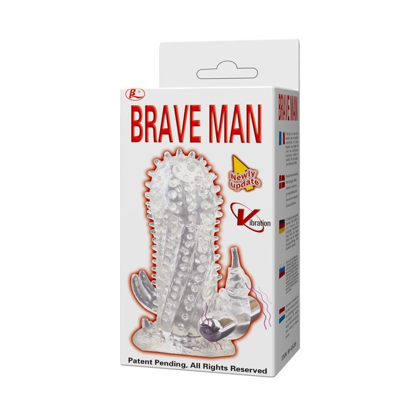 Vibratore Estensione Del Pene Brave Man Rabbit - BAILE FOR HIM - Guaine e Prolunghe | erosidea.com