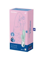 Vibratore App Gonfiabile Rabbit Air Pump Bunny 5+ Verde - SATISFYER CONNECT - Vibratori Rabbit | erosidea.com