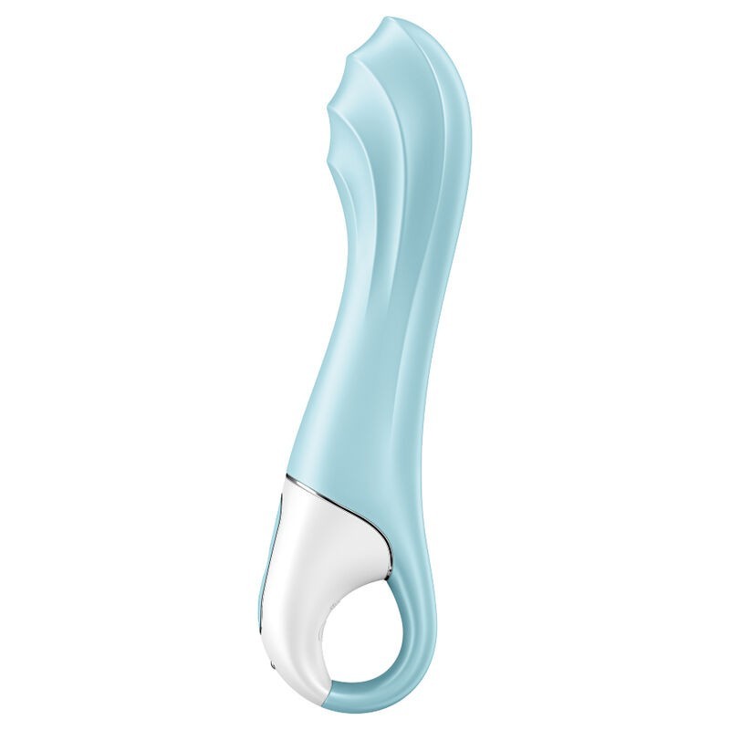 Vibratore Air Pump 5+ Gonfiabile G-Spot Blu - SATISFYER CONNECT - Vibratori Doppi | erosidea.com