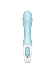 Vibratore Air Pump 5+ Gonfiabile G-Spot Blu - SATISFYER CONNECT - Vibratori Doppi | erosidea.com