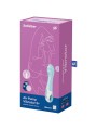 Vibratore Air Pump 5+ Gonfiabile G-Spot Blu - SATISFYER CONNECT - Vibratori Doppi | erosidea.com