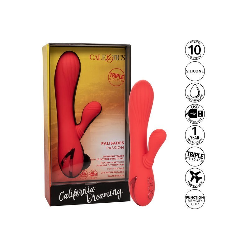California Exotics - Palisades Rosso Passione - CALIFORNIA EXOTICS - Vibratori Classici | erosidea.com