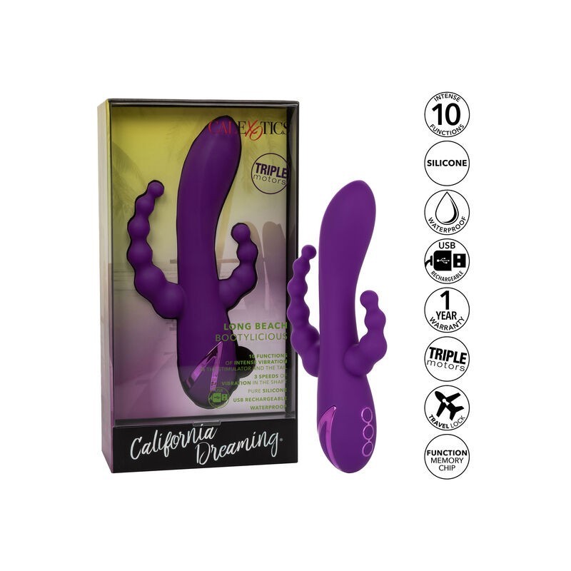 Calexotics - Long Beach Bootylicious Viola - CALIFORNIA EXOTICS - Vibratori Classici | erosidea.com