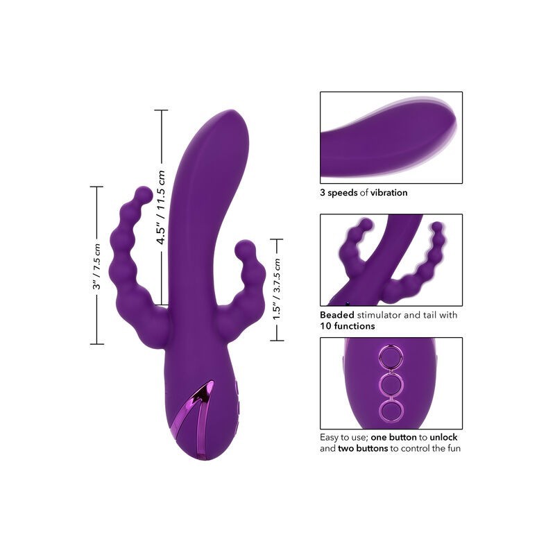 Calexotics - Long Beach Bootylicious Viola - CALIFORNIA EXOTICS - Vibratori Classici | erosidea.com