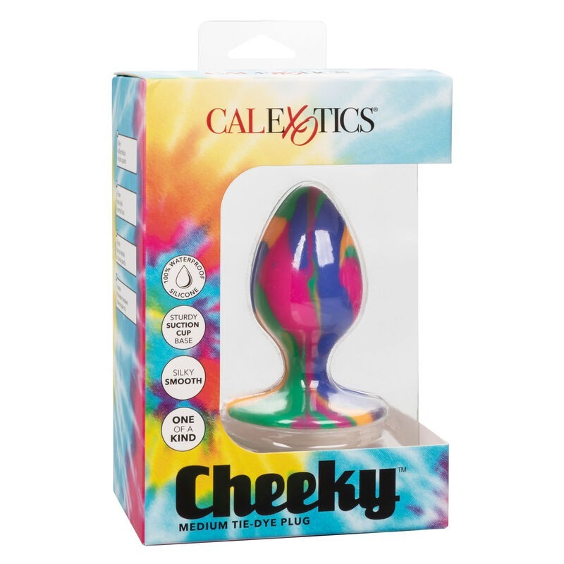 California Exotics - Cheeky Medio Tie-Dye Plug Anale - CALIFORNIA EXOTICS - Plug e Catene Anali | erosidea.com