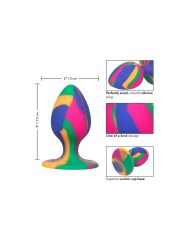 California Exotics - Cheeky Medio Tie-Dye Plug Anale - CALIFORNIA EXOTICS - Plug e Catene Anali | erosidea.com