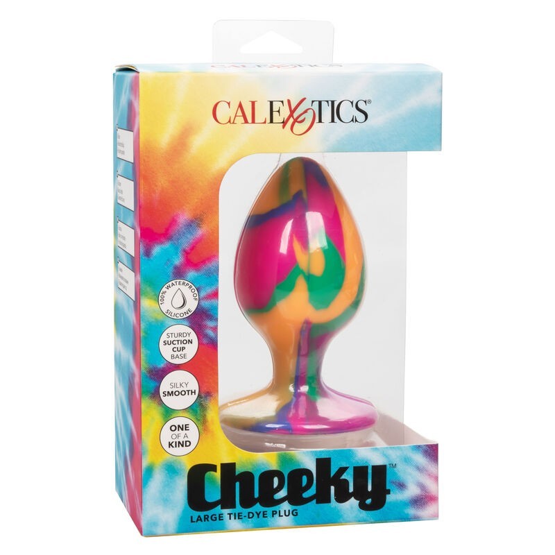 California Exotics - Cheeky Grande Plug Tie-Dye Anale - CALIFORNIA EXOTICS - Plug e Catene Anali | erosidea.com