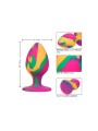 California Exotics - Cheeky Grande Plug Tie-Dye Anale - CALIFORNIA EXOTICS - Plug e Catene Anali | erosidea.com