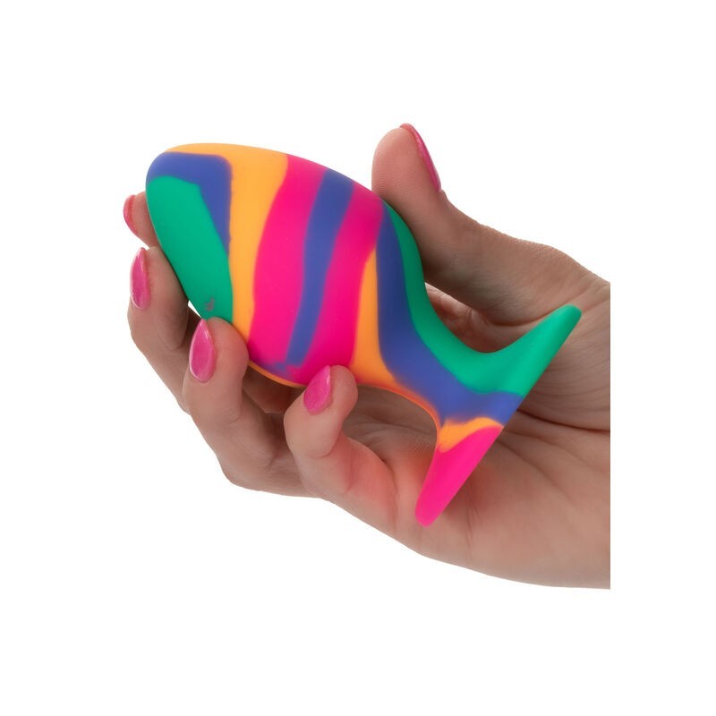 California Exotics - Cheeky Grande Plug Tie-Dye Anale - CALIFORNIA EXOTICS - Plug e Catene Anali | erosidea.com