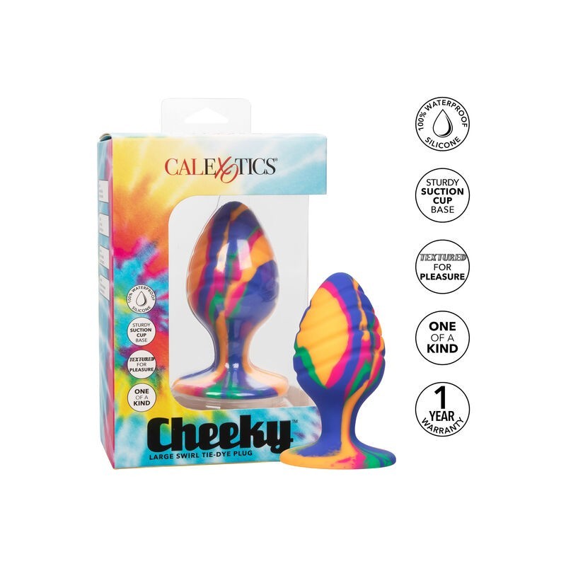 California Exotics - Cheeky Grande Plug Swirl Anale - CALIFORNIA EXOTICS - Plug e Catene Anali | erosidea.com