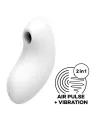 Vibratore Stimolatore E A Impulsi D'aria Vulva Lover 2 Bianco - SATISFYER AIR PULSE - Succhia Clitoride | erosidea.com