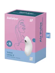 Vibratore Stimolatore E A Impulsi D'aria Vulva Lover 2 Bianco - SATISFYER AIR PULSE - Succhia Clitoride | erosidea.com