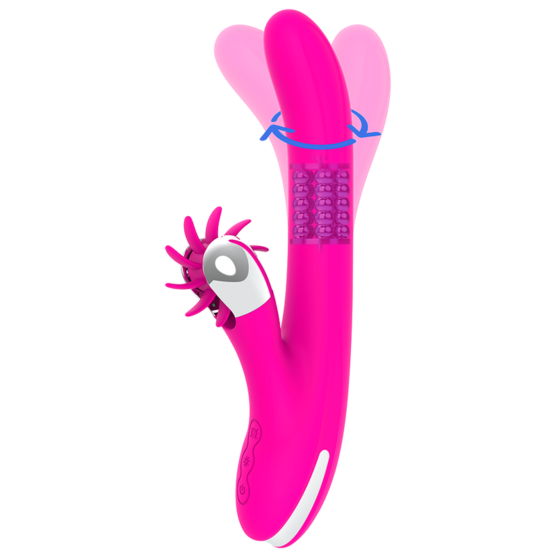Vibratore Rabbit Diversia Con Rotazione 24 Cm - DIVERSIA - Vibratori Rabbit | erosidea.com