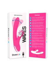 Vibratore Diversia Rabbit Onde 24 Cm - DIVERSIA - Vibratori Rabbit | erosidea.com