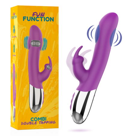 Vibratore Fun Function Rabbit Double Tapping Combi - FUN FUNCTION - Vibratori Rabbit | erosidea.com