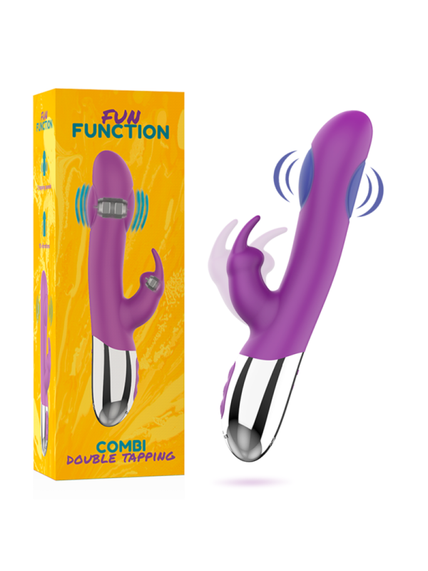 Vibratore Fun Function Rabbit Double Tapping Combi - FUN FUNCTION - Vibratori Rabbit | erosidea.com
