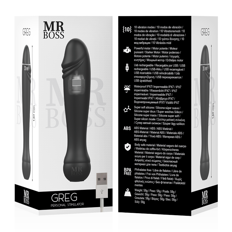 Vibratore Mr Boss Greg Personal - MR. BOSS - Vibratori Classici | erosidea.com