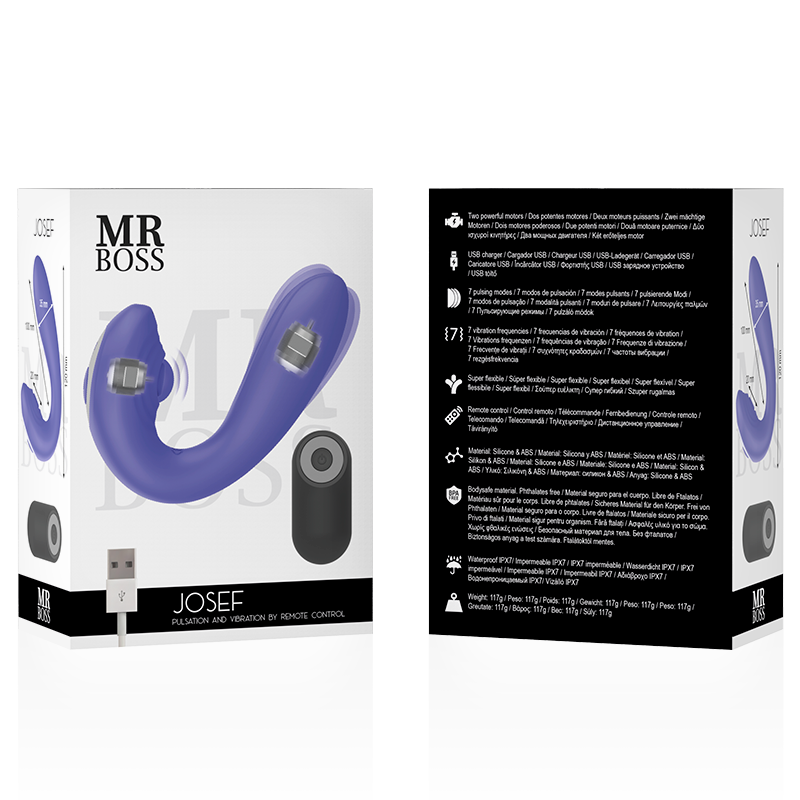 Vibratore Mr Boss Josef Pulsation Per Coppie - MR. BOSS - Promozioni Erosidea | erosidea.com