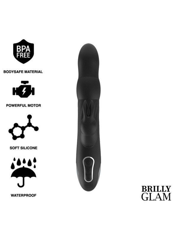 Vibratore Brilly Glam- E Rotator Rabbit Moebius Compatibile Con La Tecnologia Wireless Watchme - BRILLY GLAM - Vibratori Rabbit | erosidea.com