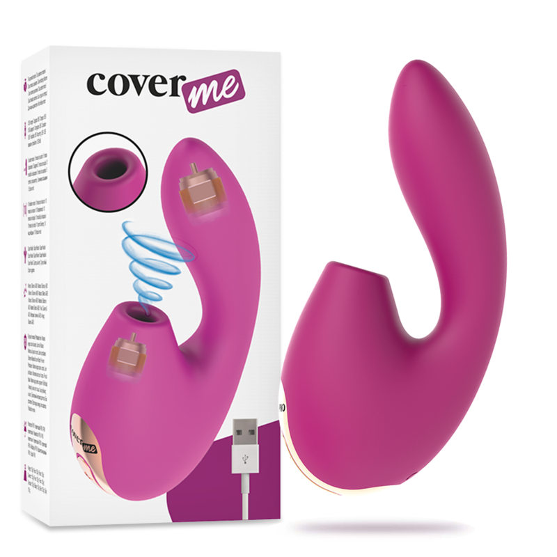Vibratore Coverme Aspirazione Clitoride E Potente G-Spot Rush - COVERME - Vibratori punto G | erosidea.com
