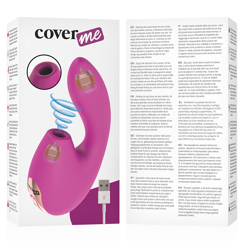 Vibratore Coverme Aspirazione Clitoride E Potente G-Spot Rush - COVERME - Vibratori punto G | erosidea.com