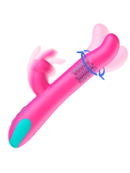 Vibratore Happy Loky Pluto Rabbit E Rotator Watchme Compatibile Con La Tecnologia Wireless - HAPPY LOKY - Vibratori Rabbit | erosidea.com