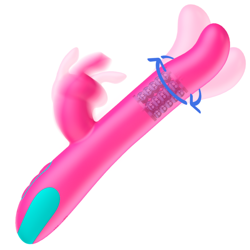 Vibratore Happy Loky Pluto Rabbit E Rotator Watchme Compatibile Con La Tecnologia Wireless - HAPPY LOKY - Vibratori Rabbit | erosidea.com