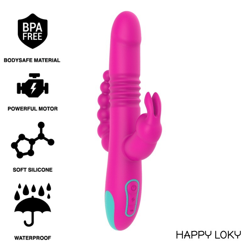Happy Loky - Tripla Stimolazione Donald Tecnologia Wireless Anale G-Spot E Clitoridea Watchme - HAPPY LOKY - Vibratori punto G | erosidea.com