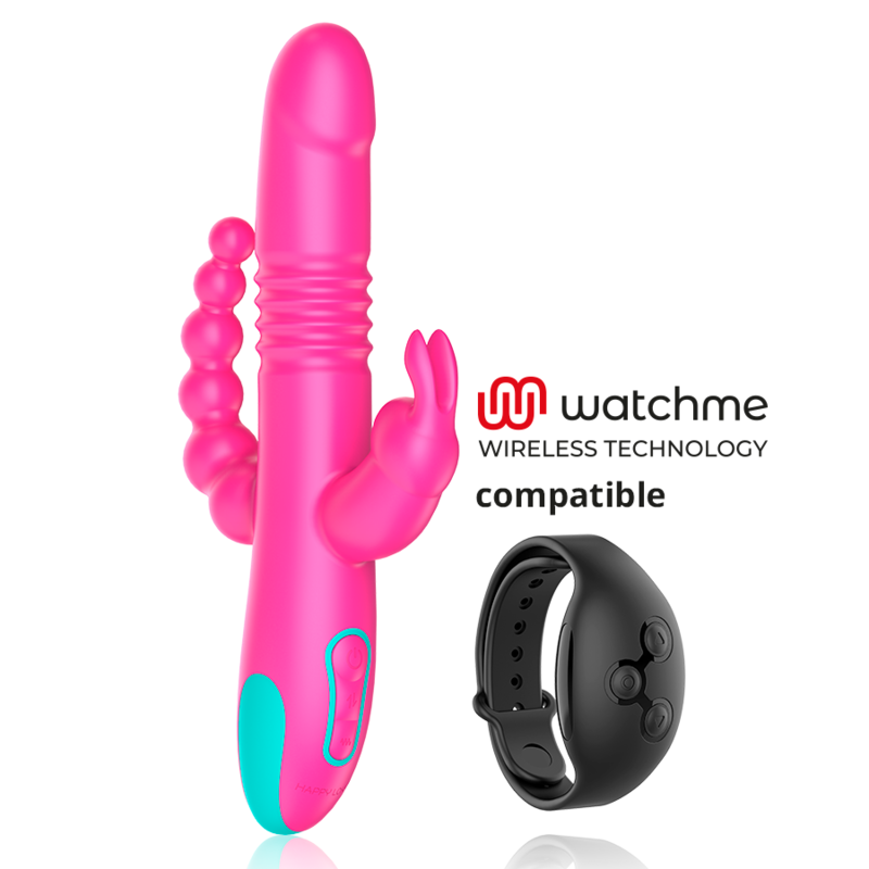 Happy Loky - Tripla Stimolazione Donald Tecnologia Wireless Anale G-Spot E Clitoridea Watchme - HAPPY LOKY - Vibratori punto G | erosidea.com