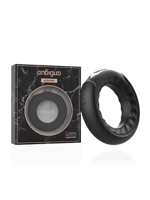 Anbiguo - Anello Vibrante Adriano Compatibile Con Tecnologia Wireless Watchme - ANBIGUO - Anelli Fallici | erosidea.com