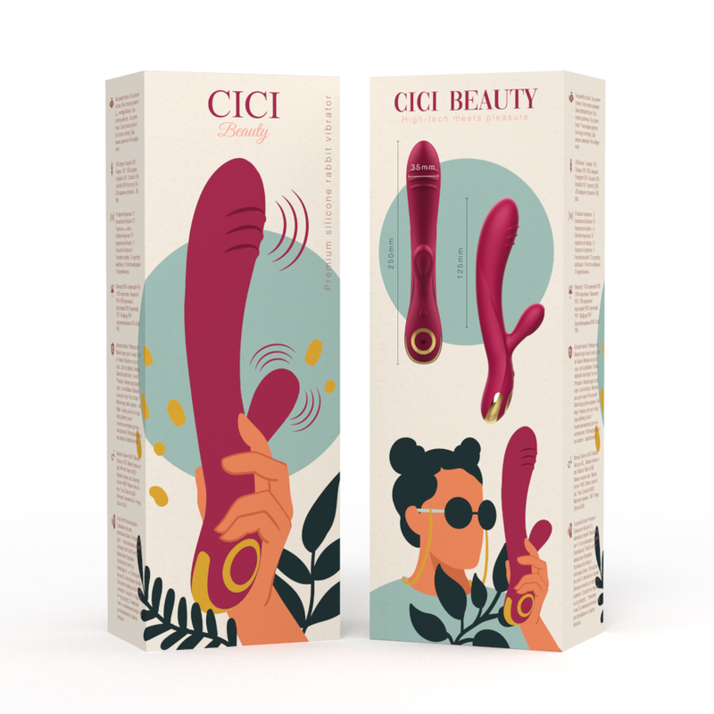 Vibratore Cici Beauty Rabbit In Silicone Premium - CICI BEAUTY - Vibratori Rabbit | erosidea.com