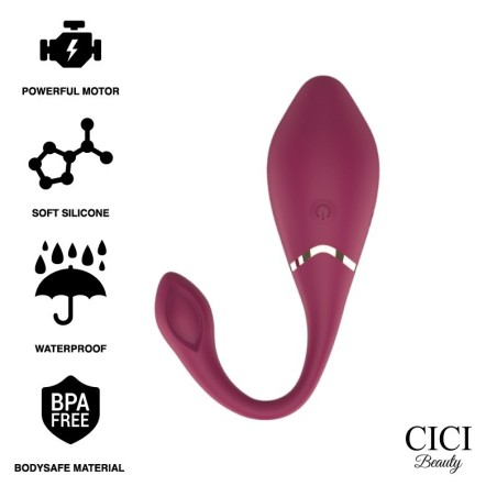 Vibratore Cici Beauty Premium Silicone Ovetto Telecomando - CICI BEAUTY - Ovetti Palline Sfere | erosidea.com