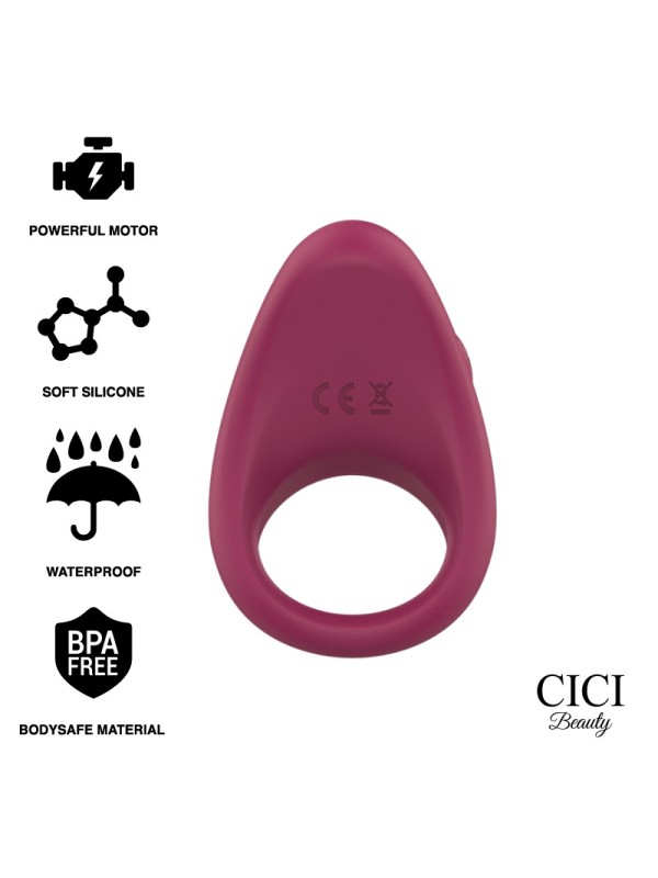 Cici Beauty - Anello Vibrante In Silicone Premium - CICI BEAUTY - Anelli Fallici | erosidea.com