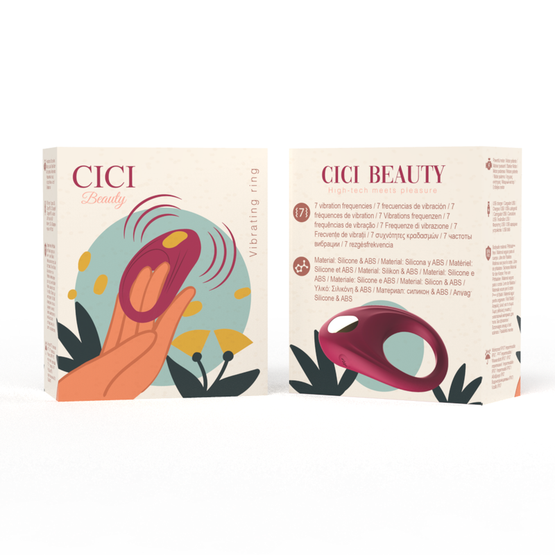 Cici Beauty - Anello Vibrante In Silicone Premium - CICI BEAUTY - Anelli Fallici | erosidea.com