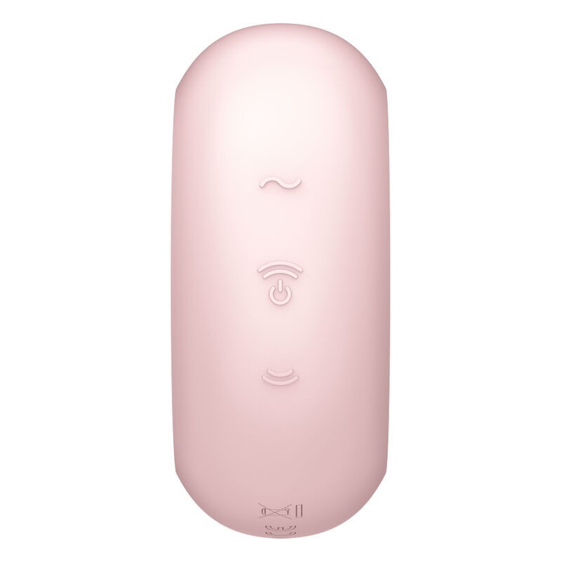 Vibratore Stimolatore E A Doppio Pro To Go 3 Rosa - SATISFYER AIR PULSE - Succhia Clitoride | erosidea.com