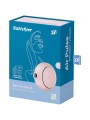 Vibratore Stimolatore E A Doppio Pro To Go 3 Rosa - SATISFYER AIR PULSE - Succhia Clitoride | erosidea.com